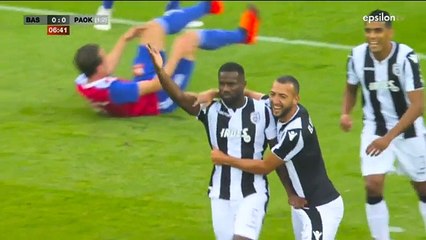 0-1 Το γκολ του Φερνάντο Βαρέλα - Βασιλεία 0-1 ΠΑΟΚ - 01.08.2018 [HD]