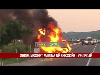 Perfshihet ne flake nje automjet ne rrugen e Velipojes