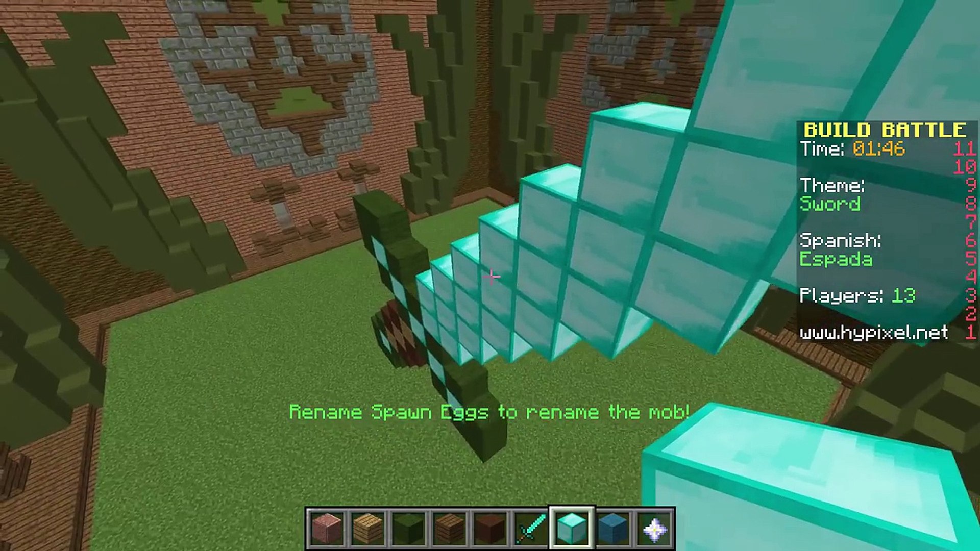 La Mejor Espada De Minecraft Build Battle Minecraft Video Dailymotion