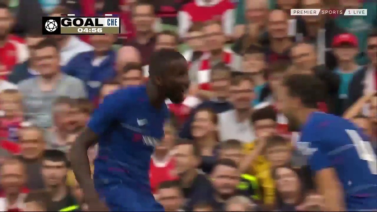 Arsenal vs Chelsea 0-1 Rudiger GOAL