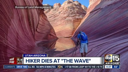 Hiker dies at 'The Wave' near Utah-Arizona border