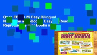 Open EBook 25 Easy Bilingual Nonfiction Mini-Books: Easy-To-Read Reproducible Mini-Books in