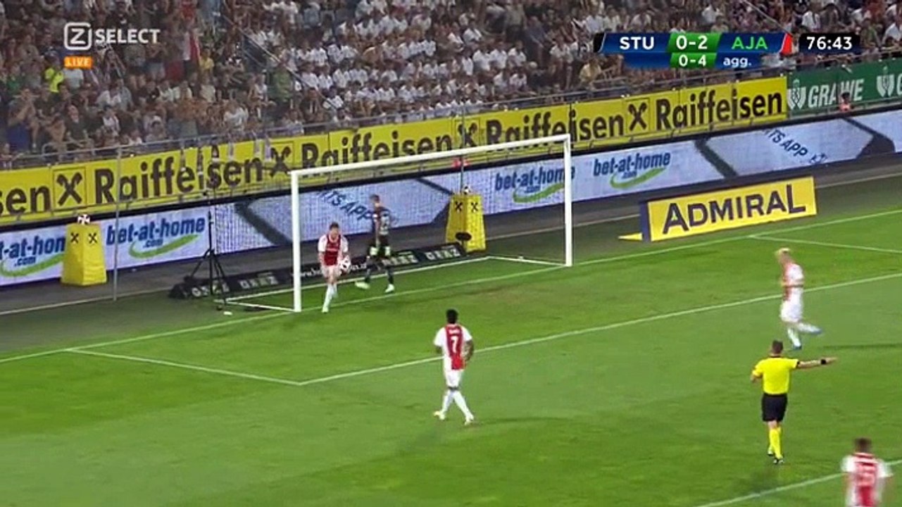 Klaas-Jan Huntelaar Goal HD - Sturm Graz (Aut) 0-3 Ajax (Ned) 01.08.2018