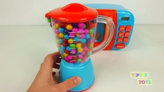 Microwave Blender Kitchen Playset and Cooking Play Doh Food