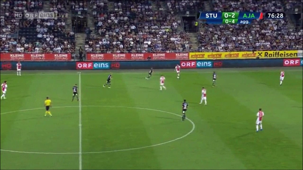 Klaas-Jan Huntelaar Second Goal - Sturm Graz 0-3 Ajax