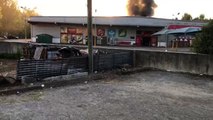 Vídeo mostra incêndio que consome loja da Maxmat em Paredes
