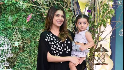 Sanam Jung With Her Cute Baby Daughter Alaya Qassam Jafri