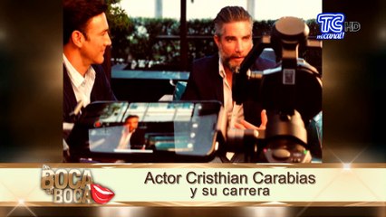 Actor Cristhian Carabias y su carrera