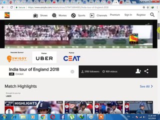 Watch England India Test Live  in India/Pakistan