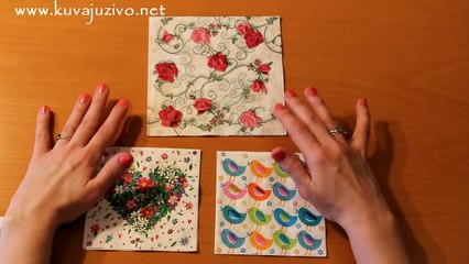 Uskrsnja jaja Decoupage easter eggs Tutorial