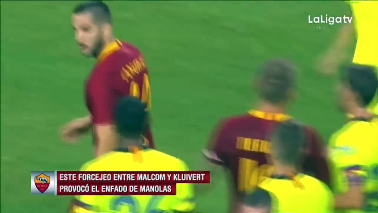 El partido de Malcom ante la Roma en una noche clave para el brasileño