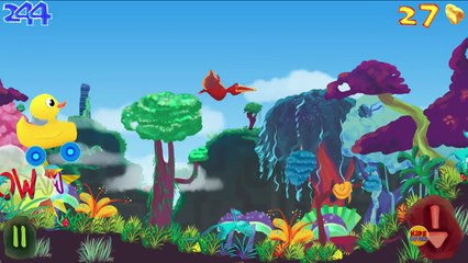 Dino Mash | New Monster Trucks vs. Dinosaurs Game