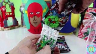 Superhero PlayDoh Surprise Eggs w/ Imaginext Green Lanterns Jet & Kilowog + Marvel/DC Cro