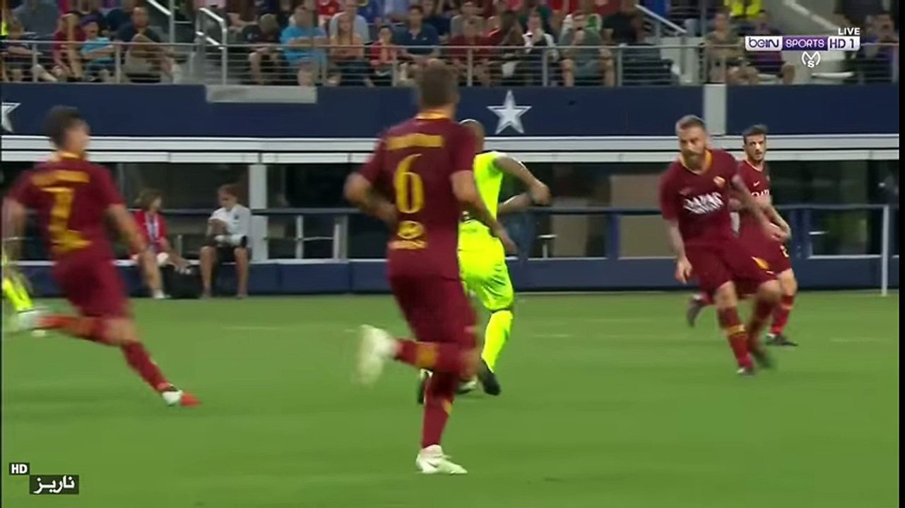 ملخص مباراة برشلونة وروما 2-4 ريمونتادا ناارية...