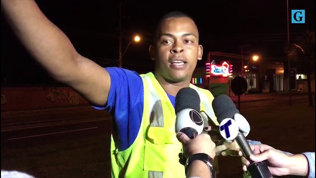Jovem conta como foi ver ciclista ser atropelado