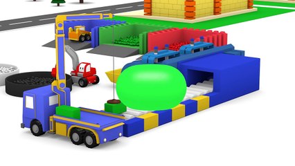 Learn having fun with Tiny Trucks: Learn colors, numbers, fruits, shapes ! | Educational c