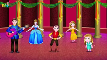 Cinderella Finger Family Song | Princess Nursery Rhymes and Songs For Children | By TinyDr