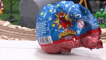 Thomas And Friends Kinder Surprise Eggs Play Doh Disney Cars Spider Man Superhero Egg Surp
