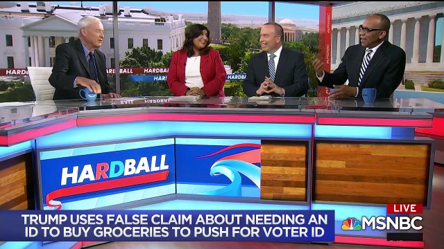 panel points out the ridiculousness of Sarah Sanders defense of Trump's ID for groceries gaffe