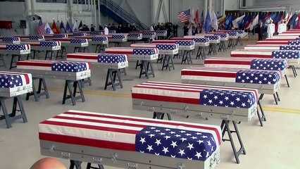 [현장영상] 美 하와이 '유해 봉환식'...펜스 부통령 참석 / YTN