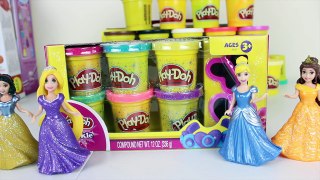 Play Doh Princesas Disney Bella ,Rapunzel, La Cenicienta, Blanca Nieves