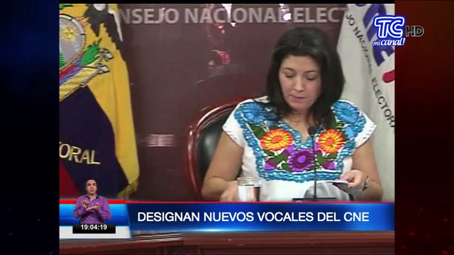 Designan nuevos vocales del CNE