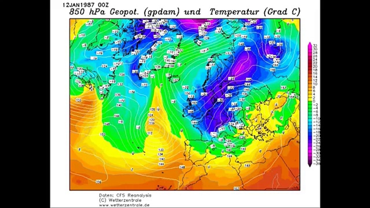 Historic Weather January 1987