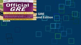 Unlimited acces Official GRE Super Power Pack, Second Edition Book