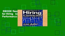 EBOOK Reader The Essential Guide for Hiring   Getting Hired: Performance-based Hiring Series