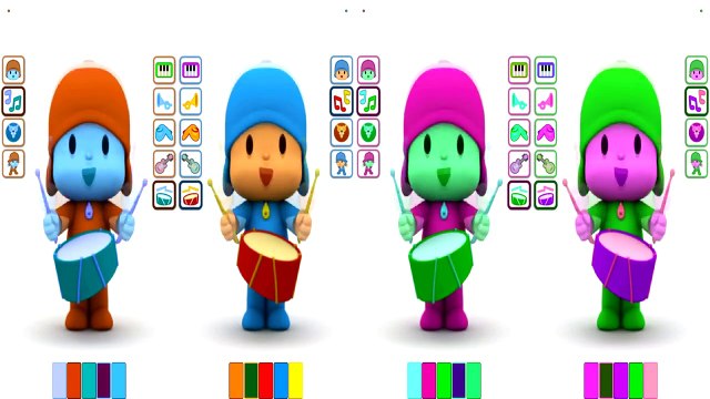 Talking Pocoyo Reverse Colors Reion Compilation Funny Videos new HD