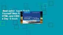 Best seller  Sams Teach Yourself Web Publishing with HTML and CSS in One Hour a Day  E-book