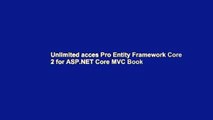 Unlimited acces Pro Entity Framework Core 2 for ASP.NET Core MVC Book