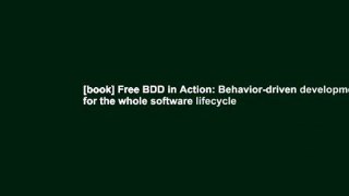 [book] Free BDD in Action: Behavior-driven development for the whole software lifecycle