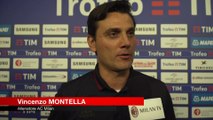 Trofeo TIM, Intervista di Milan TV a Montella