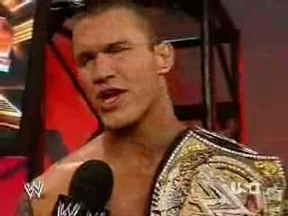 Randy Orton Interview 17 12 07