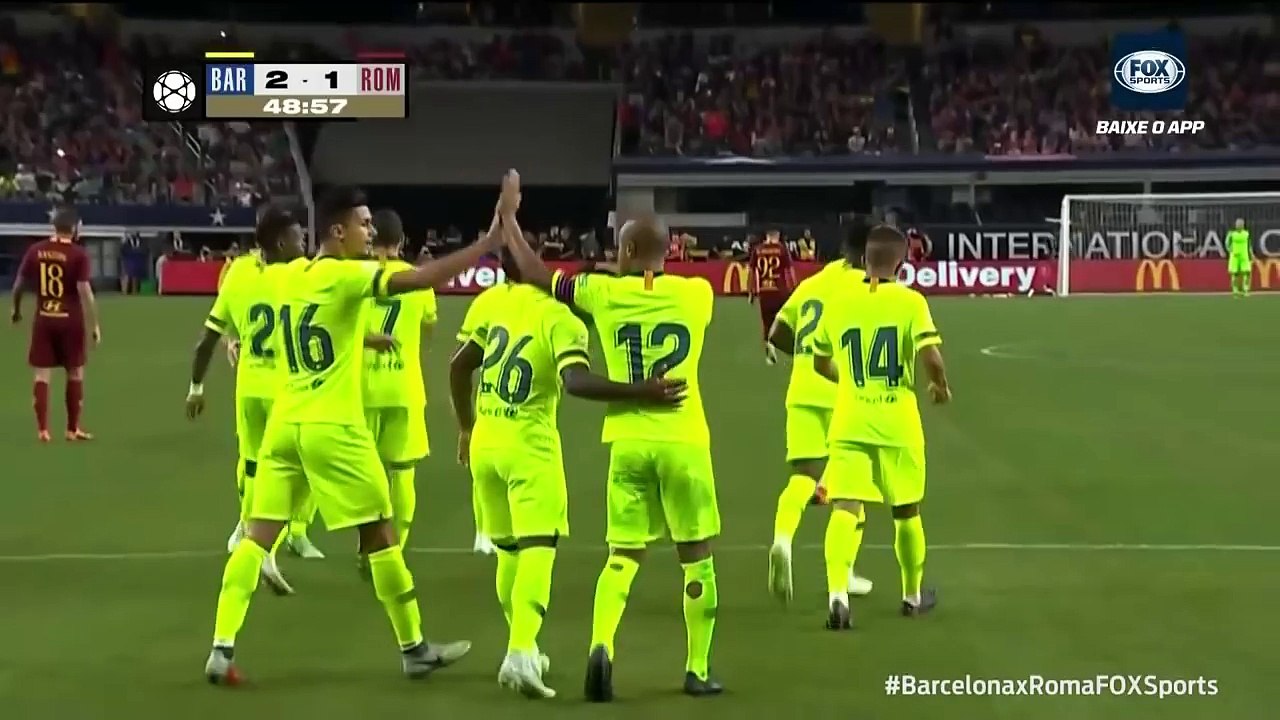 Barcelona 2 x 4 Roma - Melhores Momentos (HD 60fps) Champions Cup 0108