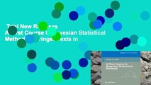 Trial New Releases  A First Course in Bayesian Statistical Methods (Springer Texts in