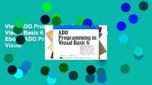 View ADO Programming in Visual Basic 6 (Microsoft Technology) Ebook ADO Programming in Visual
