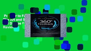 Popular to Favorit  The Art and Science of 360 Degree Feedback  Review