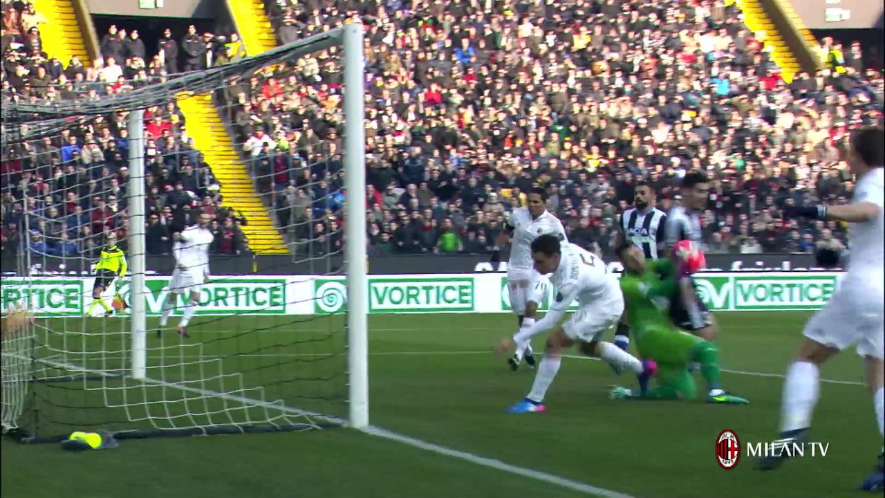 Serie A 2016/2017 Udinese Calcio vs AC Milan Hi...