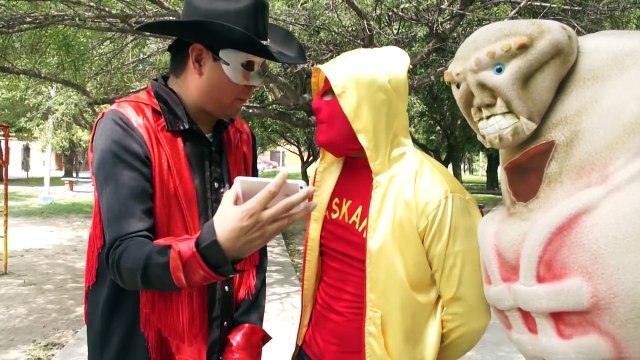 Dinosaurio VS Zombies / Plantas VS Zombies /Manito y Maskarin