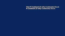 View R Cookbook (O reilly Cookbooks) Ebook R Cookbook (O reilly Cookbooks) Ebook