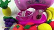 Blend Play Doh Fruits into Clay Slime Fun Learning Colors with Surprise Toys Creative for