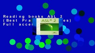 Reading books ASL 2 (Best Practice Series) Full access