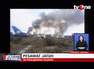 Kecelakaan Pesawat di Meksiko, 85 Penumpang Terluka