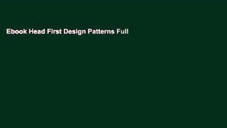 Ebook Head First Design Patterns Full