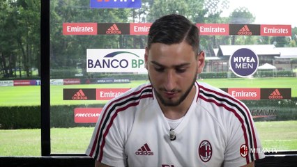 Donnarumma: "Estate dura, ma ora sono più maturo"