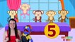 Five Little Monkeys Jumping On The Bed | Nursery Rhymes | Popular Nursery Rhymes