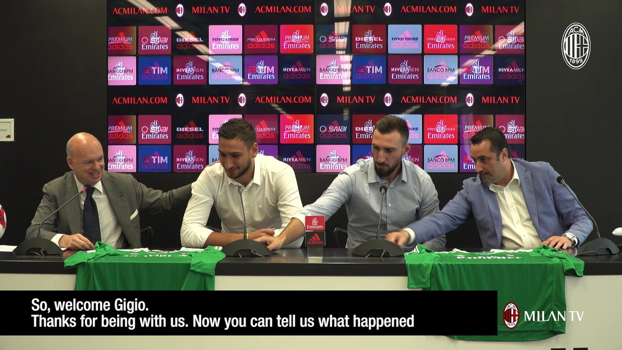 Gigio and Antonio Donnarumma: the press conference