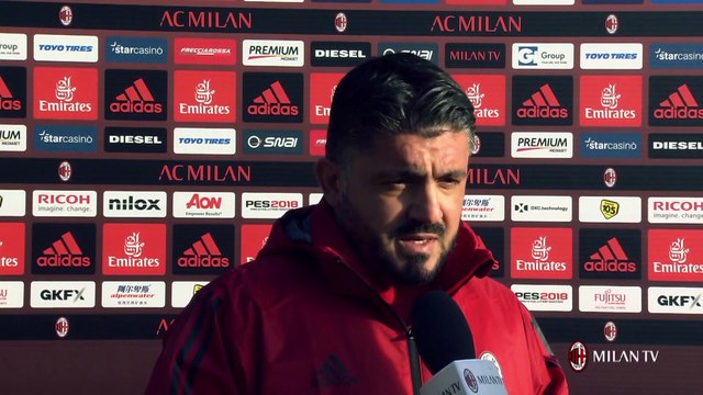 Gattuso: Abbiamo bisogno del calore dei nostri tifosi